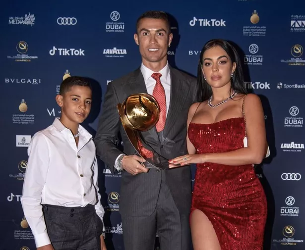 Georgina Rodriguez wows at Globe Soccer awards after Cristiano Ronaldo's  touching speech - Daily Star