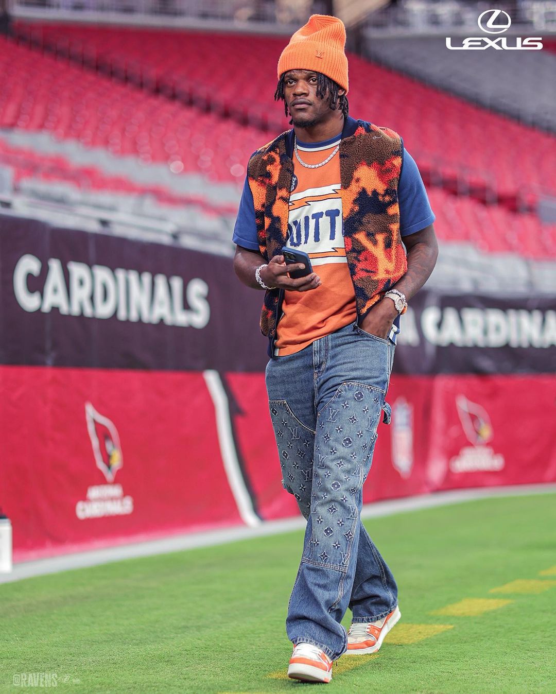 Fall in love with the street style of Baltimore Ravens players