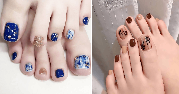 40 adorable toe nail designs to brighten your day. – The Daily Worlds