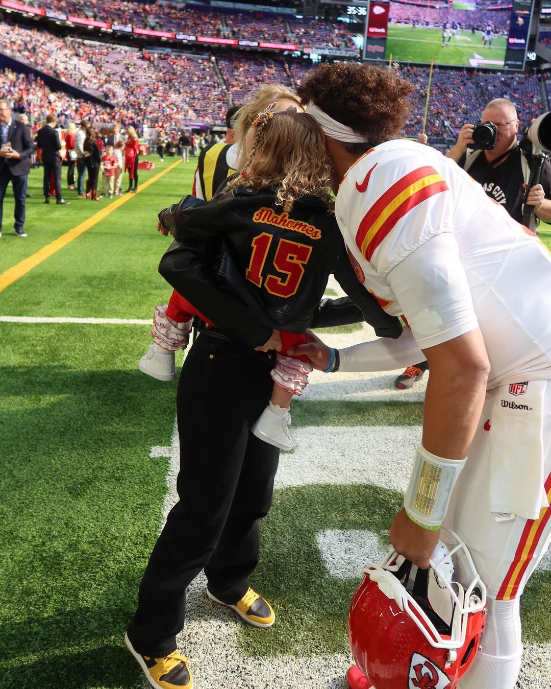 Brittany Mahomes Cheers on Patrick with Two Stunning Gameday Outfits, One Holding Special Meaning for Her Twin