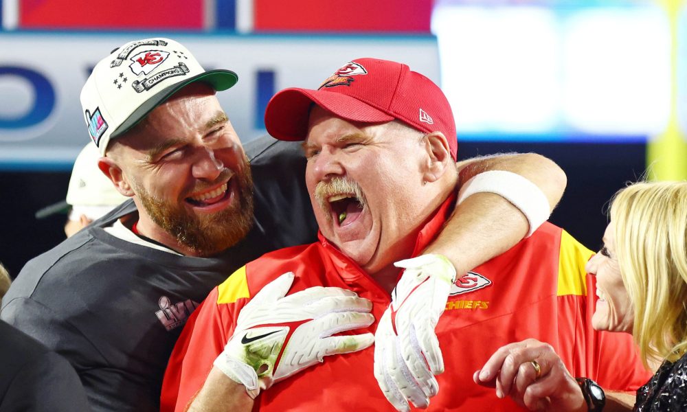 Andy Reid's response when asked if Travis Kelce and Taylor Swift's relationship was a distraction