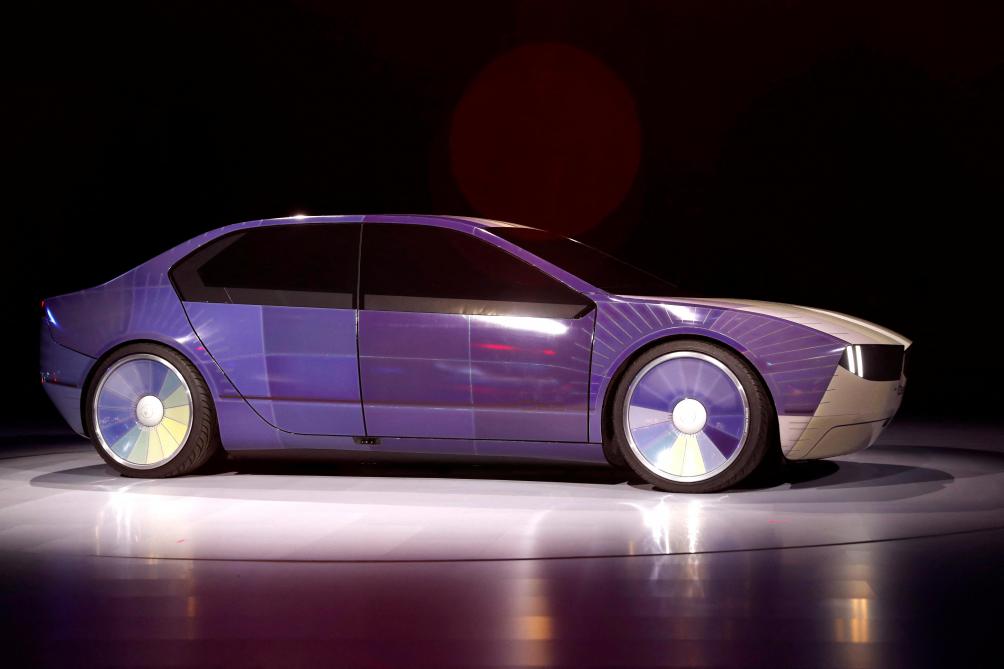 BMW's futuristic colour-changing car that uses electronic ink to transition between 32 shades