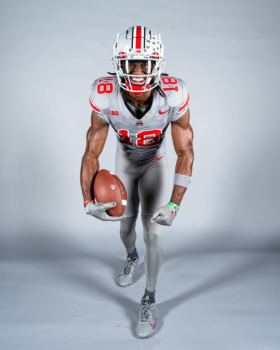 LOOK: Ohio State Buckeyes Unveil Sharp All-Gray Uniforms for Clash with Michigan State Spartans! 🏈🔥