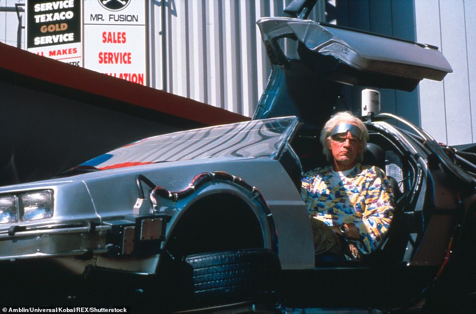 Great Scott! Iconic DeLorean from 'Back to the Future' is rebooted as an all-electric car complete with slatted rear window and gull-wing doors