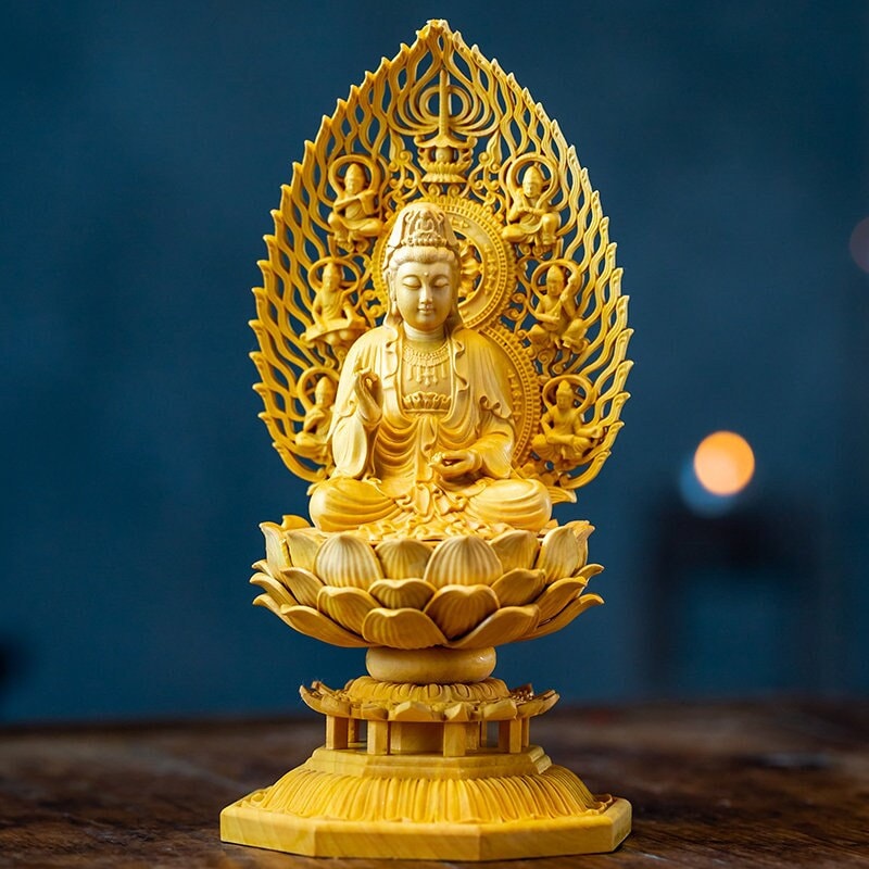 "A Destiny Encounter with Buddha - The Heartwarming Journey of Meeting the Solid Gold Guan Yin Statue That Filled the Soul with Boundless Bliss"