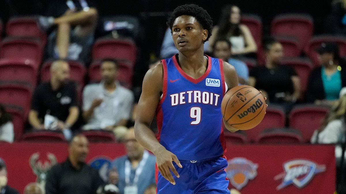 Detroit Pistons Ausar Thompson Has Softened Blow Of Draft Lottery