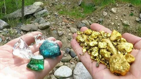 Finding Earth's Treasures: Gold Nuggets and Emerald Crystals Discovered in Prime Locations - Amazing United State