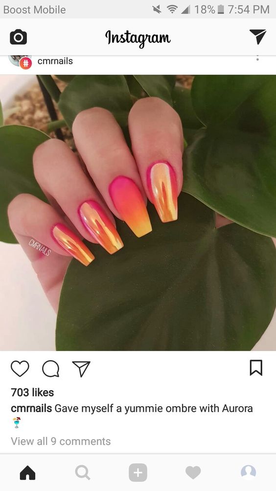 polished chrome nails - sunflowerscianjur