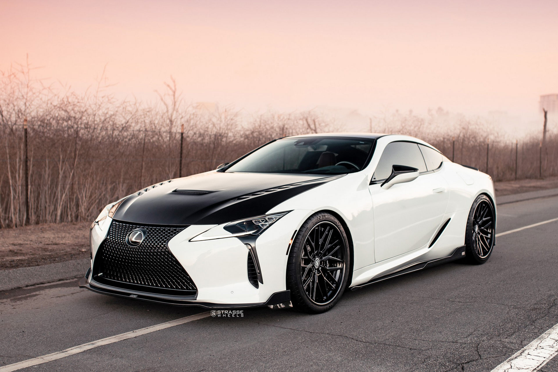Lexus LC500 Looks Even Better With These ‘Carbon Fiber’ Wheels - ZONESH