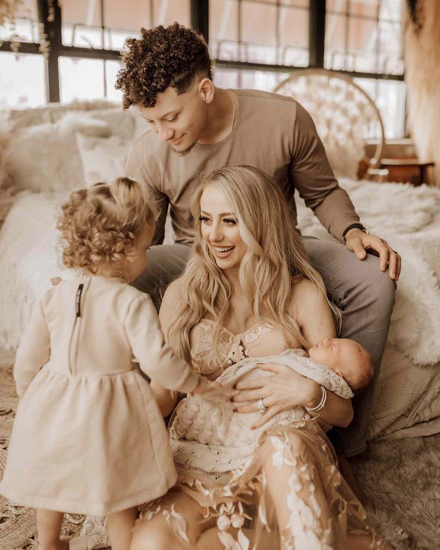 Patrick Mahomes revealed his wife Brittany's pregnancy, saying, "2 weeks gone," and they are expecting another boy - Mnews