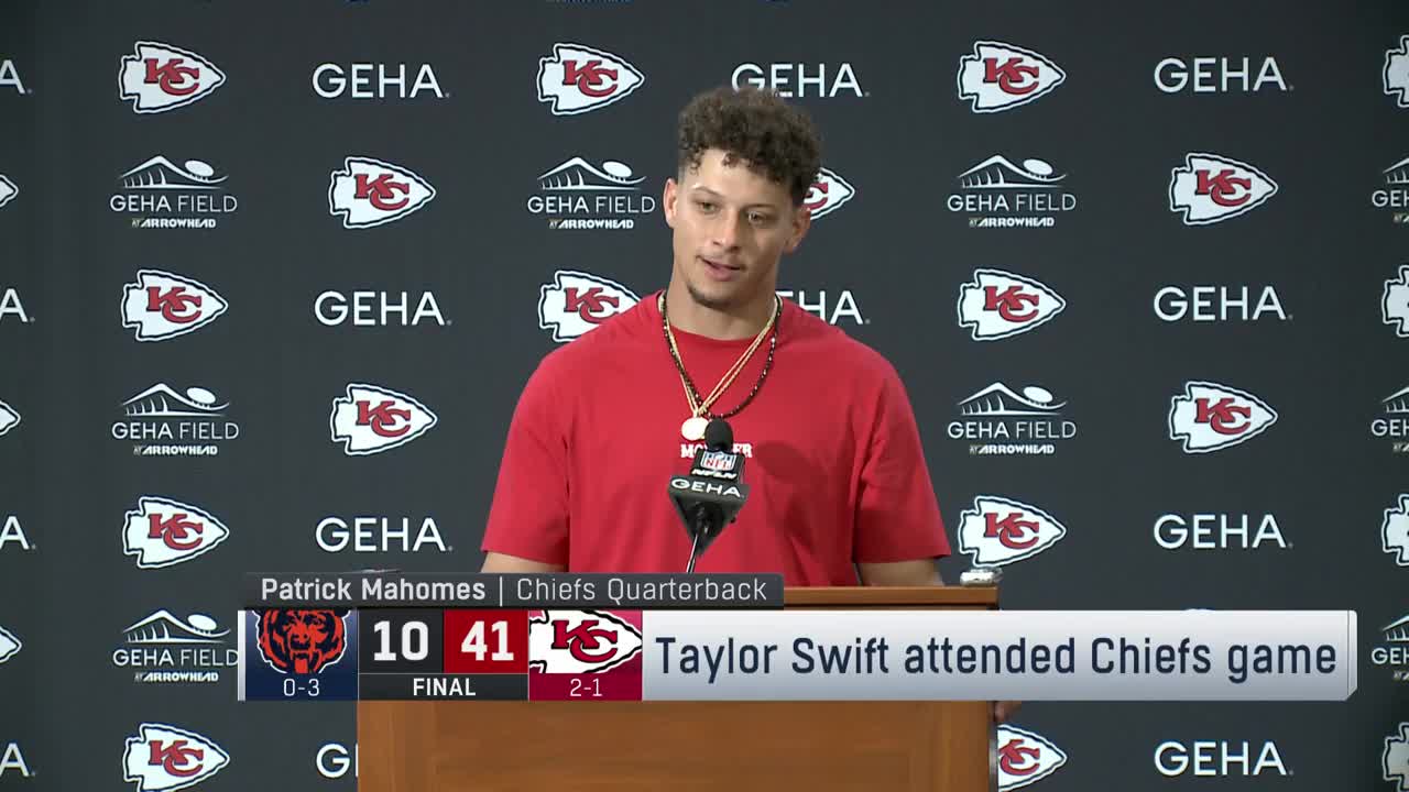 NFL star Patrick Mahomes hopes to meet Taylor Swift