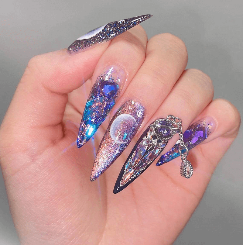 Elevate Your Manicure with These 30 Amazing Galactic Nail Art Ideas – The Daily Worlds