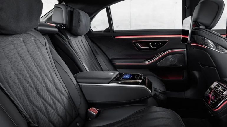 2023 mercedes-amg s63 e performance rear seats