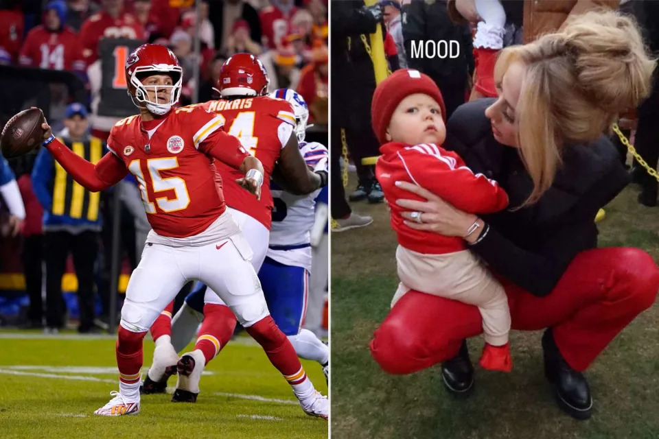 Patrick Mahomes' Son Bronze, 12 Months, Is a Whole 'Mood' as He Makes Rare Appearance on the Sidelines - Mnews