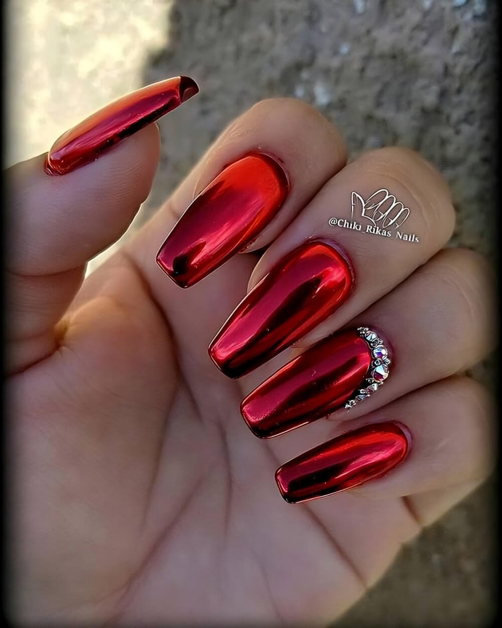 27 Breathtaking Chrome Nails For Your Special Night - 189