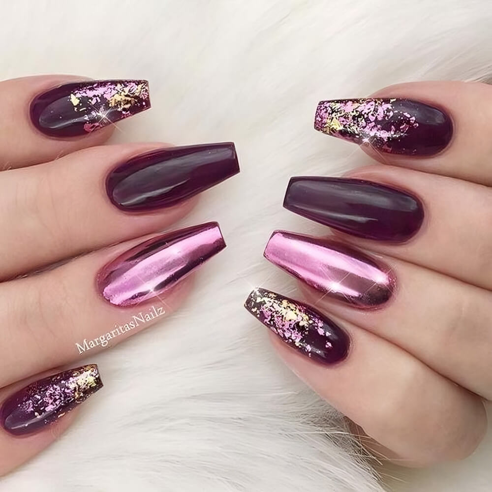 27 Breathtaking Chrome Nails For Your Special Night - 207