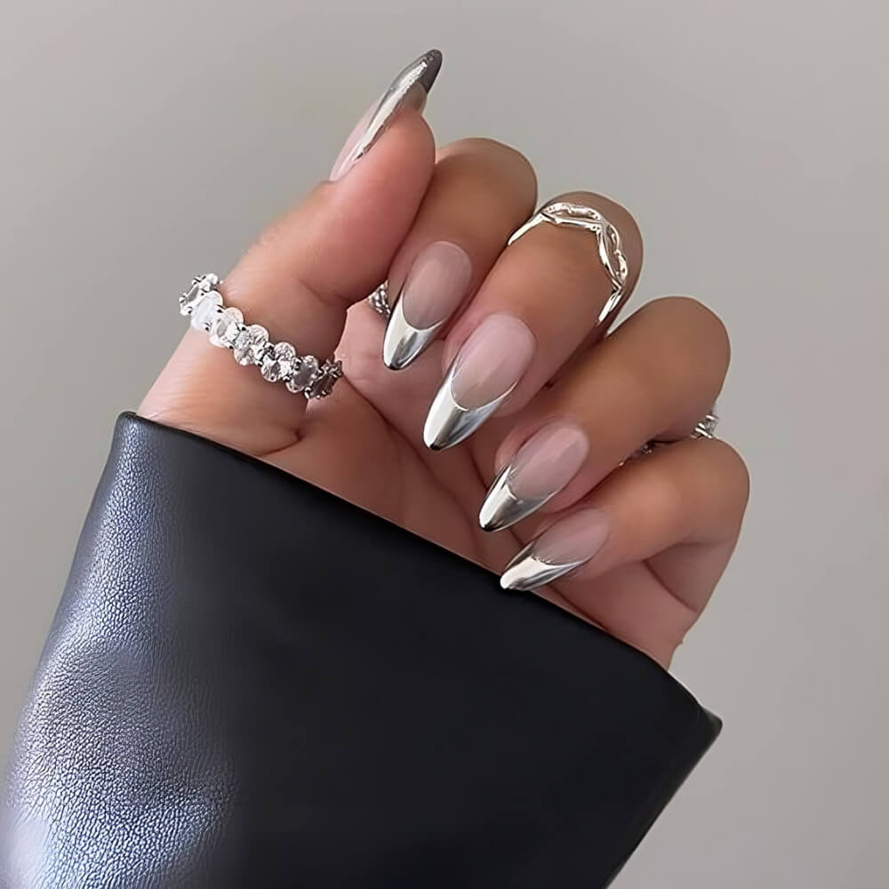 27 Breathtaking Chrome Nails For Your Special Night - 215