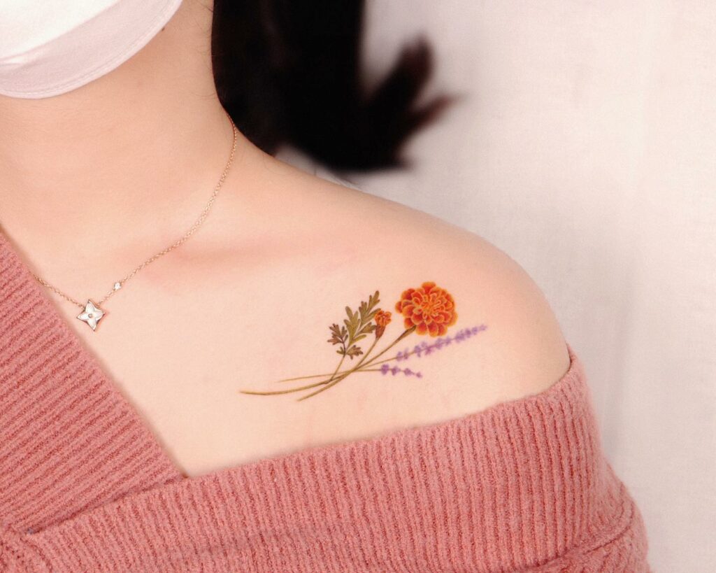 101+ October Birth Flower Tattoo Ideas That Will Blow Your Mind! - Outsons