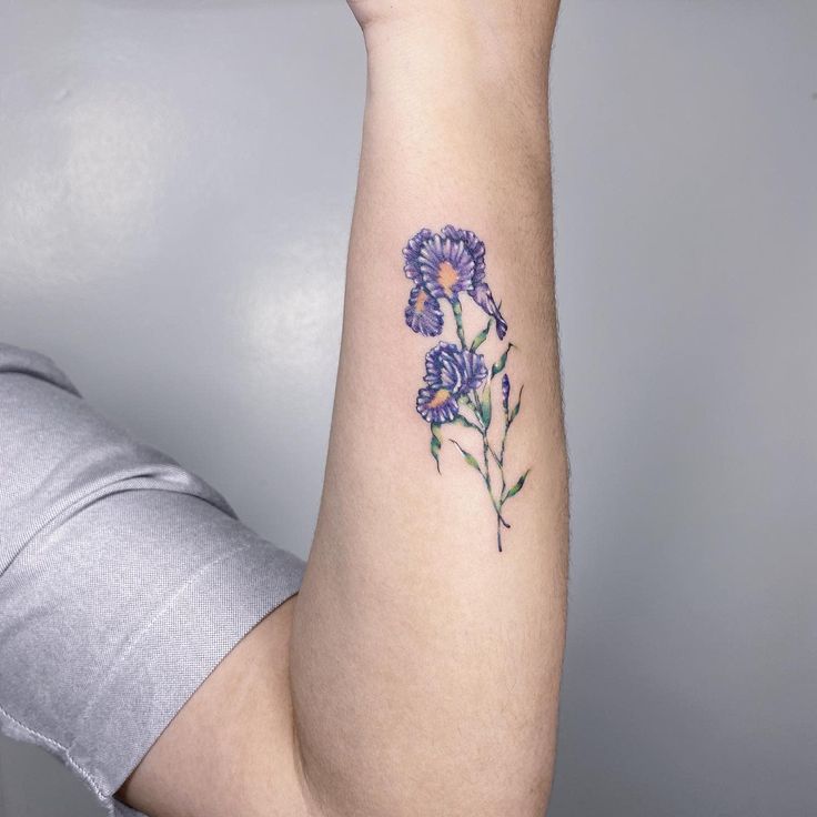 33 Memorable Iris Tattoo Ideas [2023 Inspiration Guide] | Iris tattoo,  Tattoos, Jasmine tattoo