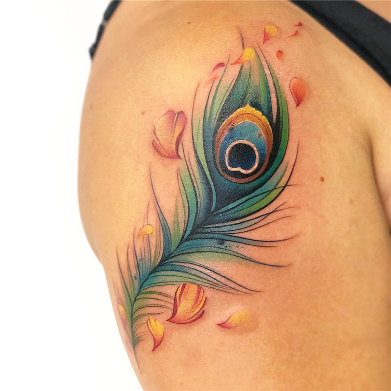 Peacock Feather Tattoo – neartattoos