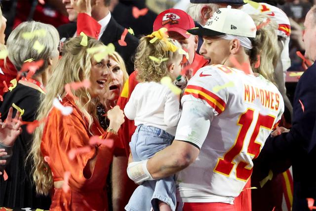 Brittany Mahomes Yells 'He Did It!' and Runs on the Field After Patrick's  Super Bowl Win