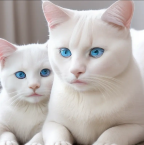 "Encountering Cats with Extraordinary Blue Eyes: A Scientific Mystery Beyond Explanation"