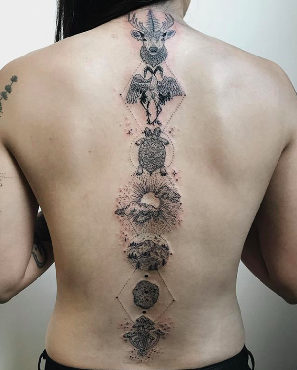 20+ Spine Tattoos Highlighting the Powerful Beauty of the Vertebrae | Spine  tattoos for women, Spine tattoos, Tattoos for women