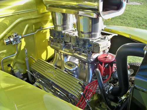 1947 Ford Gasser Pickup in Striking Lime Gold Pearl