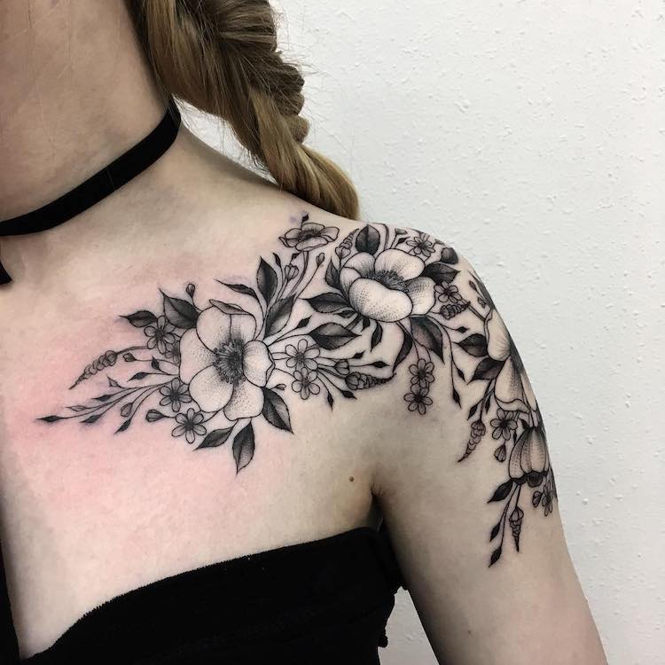 best floral tattoos best floral tattoo artists design flower tattoos botanical tattoos nature tattoos