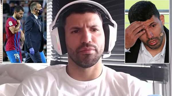 Tearful Sergio Aguero announces retirement from football