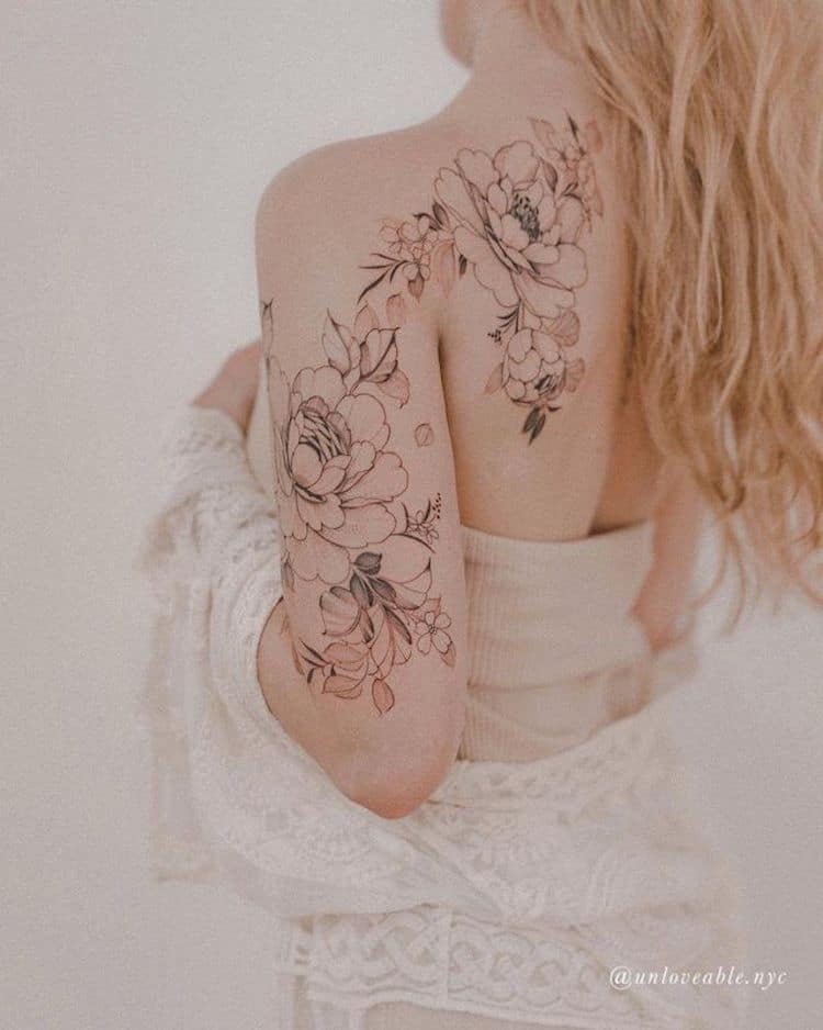 Floral Tattoos by Barry Flowers