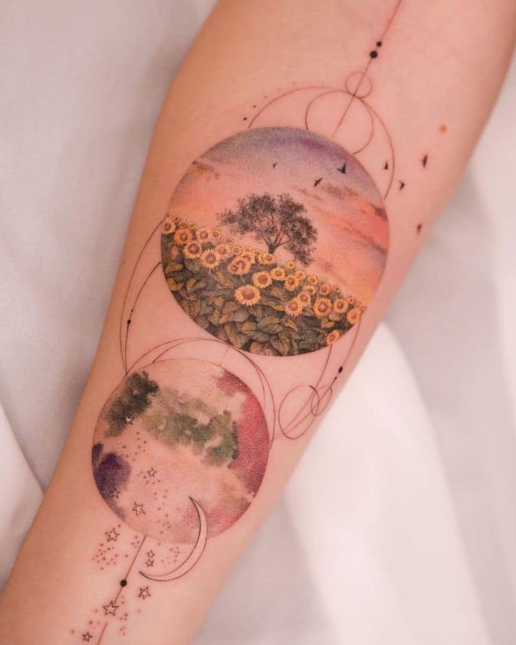 Romantic Tattoo Designs by Eva Krbdk