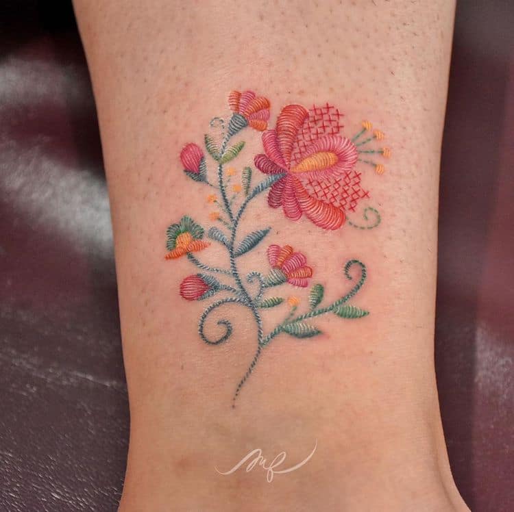 Embroidery Tattoo Artist