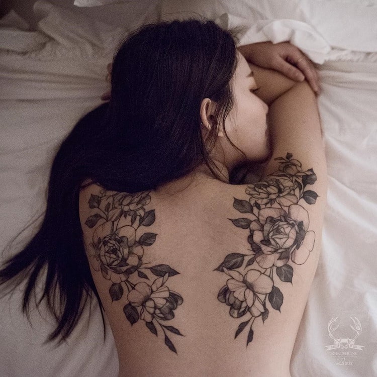 Delicate Tattoos Nature Tattoos by Le jardin de Zihwa