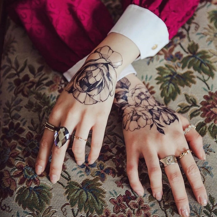 Delicate Tattoos Nature Tattoos by Le jardin de Zihwa