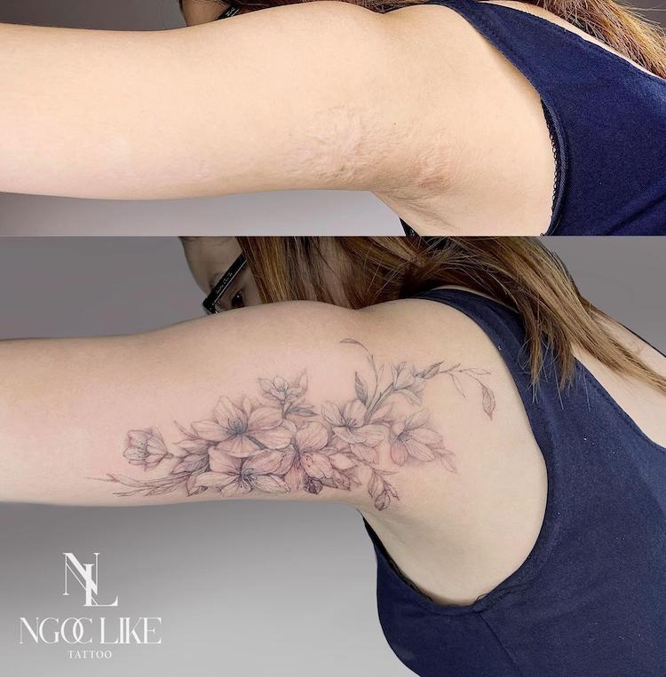 Scar Cover Up Tattoos by Ngoc Like Tattoo