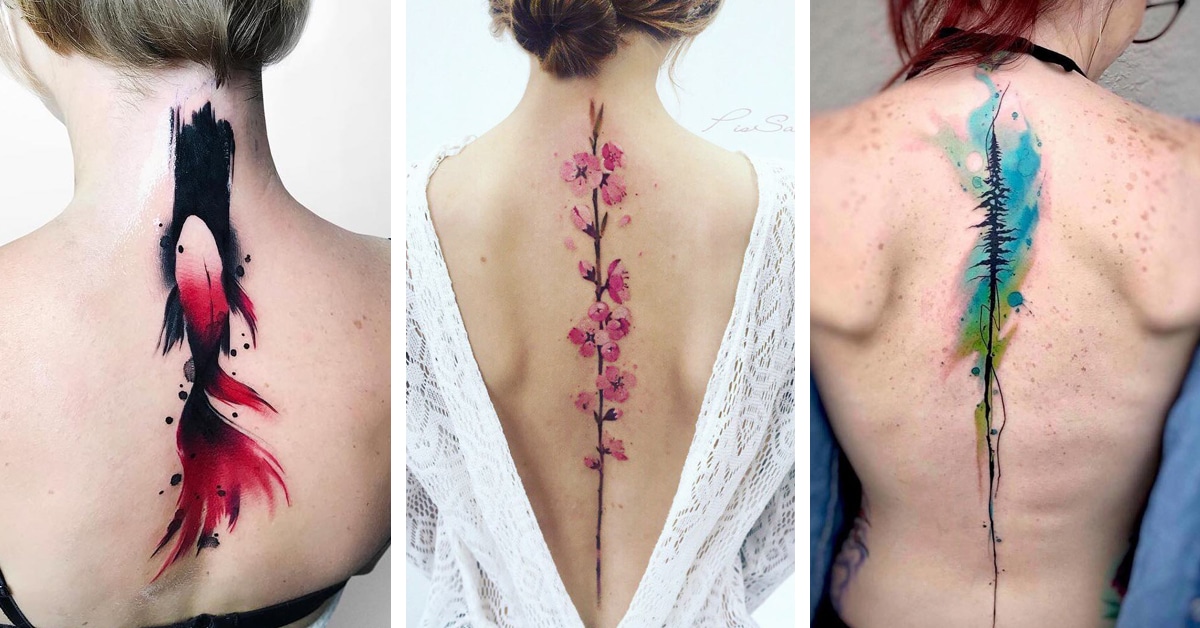 20+ Spine Tattoos Highlighting the Powerful Beauty of the Vertebrae |  Search by Muzli