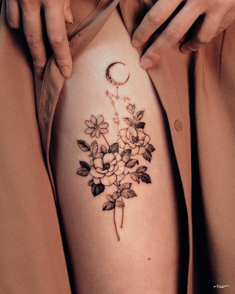 Blooming Art: Exploring the Beauty and Symbolism of Floral Tattoos -  KickAss Things