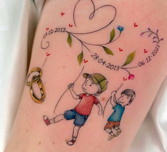 100 Family Tattoo Ideas Symbolizing Those Unbreakable Bonds | Bored Panda