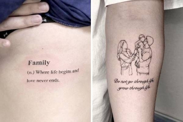 Home is our safe harbor and our strongest support. These meaningful family tattoos are a symbol… | Family tattoos, Meaningful tattoos for family, Good family tattoo